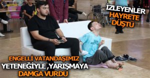 YETENEĞİYLE YARIŞMAYA DAMGA VURDU
