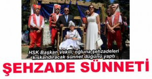 YILMAZ OĞLUNU SÜNNET ETTİRDİ