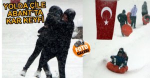 YOLDA ÇİLE ABANT'TA KAR KEYFİ...