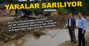 YÜCEER VE KÖSTERELİ AFET BÖLGESİNDE