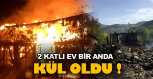 BİR ANDA KÜL OLDU !