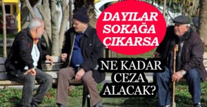 65 YAŞ ÜSTÜ SOKAĞA ÇIKARSA NE KADAR CEZA ALACAK?
