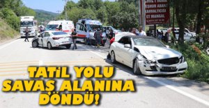 ABANT YOLU'NDA KORKUNÇ KAZA..