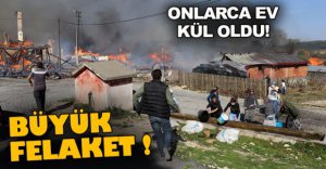 BOLU'DA O KÖY ALEV ALEV YANDI!