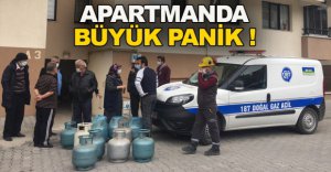 APARTMANDA BÜYÜK PANİK !