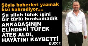 ARKADAŞ KATİLİ OLDU....