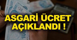 ASGARİ ÜCRET BELLİ OLDU !