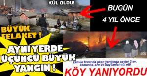 AYNI YERDE ÜÇÜNCÜ BÜYÜK YANGIN