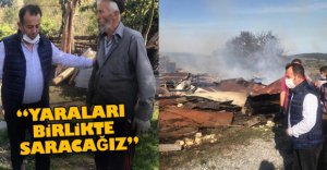 BAŞKAN ÖZCAN OLAY YERİNDE