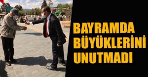 BAŞKAN VATANDAŞLARIN BAYRAMINI KUTLADI