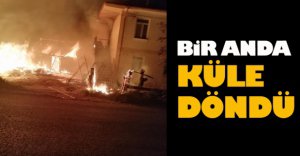 BİR ANDA KÜLE DÖNDÜ
