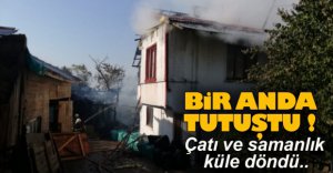 BİR ANDA TUTUŞTU !