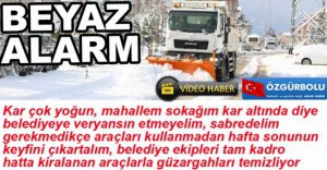 BOLU BELEDİYESİ KARA MEYDAN OKUYOR