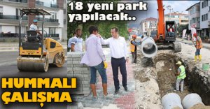 BOLU BELEDİYESİ'NDEN HUMMALI ÇALIŞMA