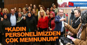 BOLU BELEDİYESİ'NDEN 'KADINLAR GÜNÜ' SÜRPRİZİ