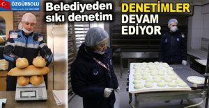 BOLU BELEDİYESİ'NDEN SIKI DENETİM