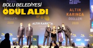 BOLU BELEDİYESİ'NE ÖDÜL