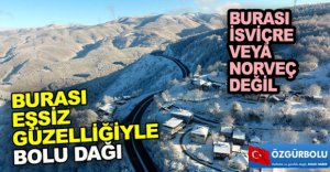 BOLU DAĞI'NDA EŞSİZ MANZARA