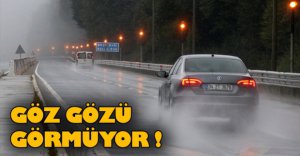 BOLU DAĞI'NDA GÖZ GÖZÜ GÖRMÜYOR
