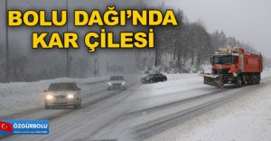 BOLU DAĞI'NDA YOĞUN KAR YAĞIŞI