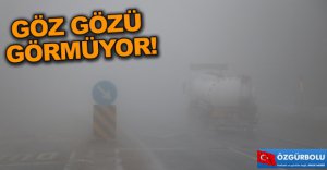 BOLU DAĞI'NDA YOĞUN SİS
