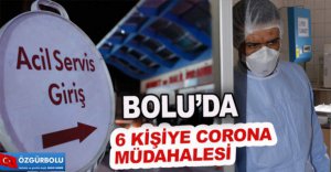 BOLU’DA 6 KİŞİYE MÜDAHALE