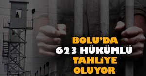 BOLU'DA 623 HÜKÜMLÜ TAHLİYE OLUYOR