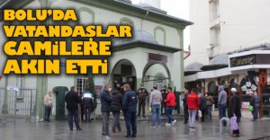BOLU'DA CAMİLER DOLDU TAŞTI