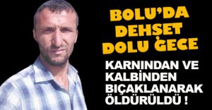 BOLU'DA GECE YARISI ARKADAŞ DEHŞETİ !