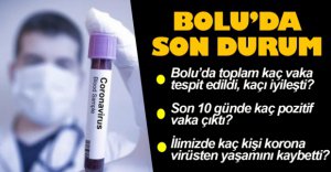 BOLU'DA KORONA VİRÜSTE SON DURUM