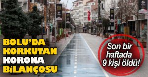 BOLU'DA KORONA'DAN ÖLÜMLER HIZLA ARTIYOR