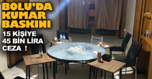 BOLU'DA KUMAR BASKINI