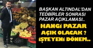 BOLU'DA PAZARLAR AÇIK OLACAK MI?