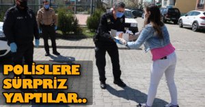 BOLU'DA POLİSLERE PASTALI SÜRPRİZ