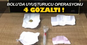 BOLU'DA UYUŞTURUCU OPERASYONU