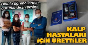 BOLULU ÖĞRENCİLERDEN FİNALE ÇIKAN PROJE