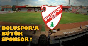 BOLUSPOR'A BÜYÜK SPONSOR