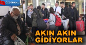 BOLU'YU TERK ETTİLER