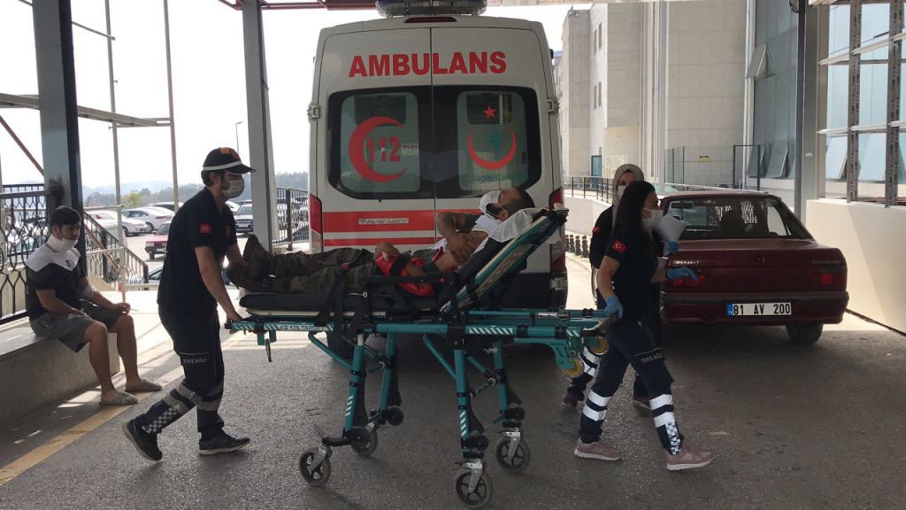 20 METRELİK UÇURUMDAN DÜŞTÜ!