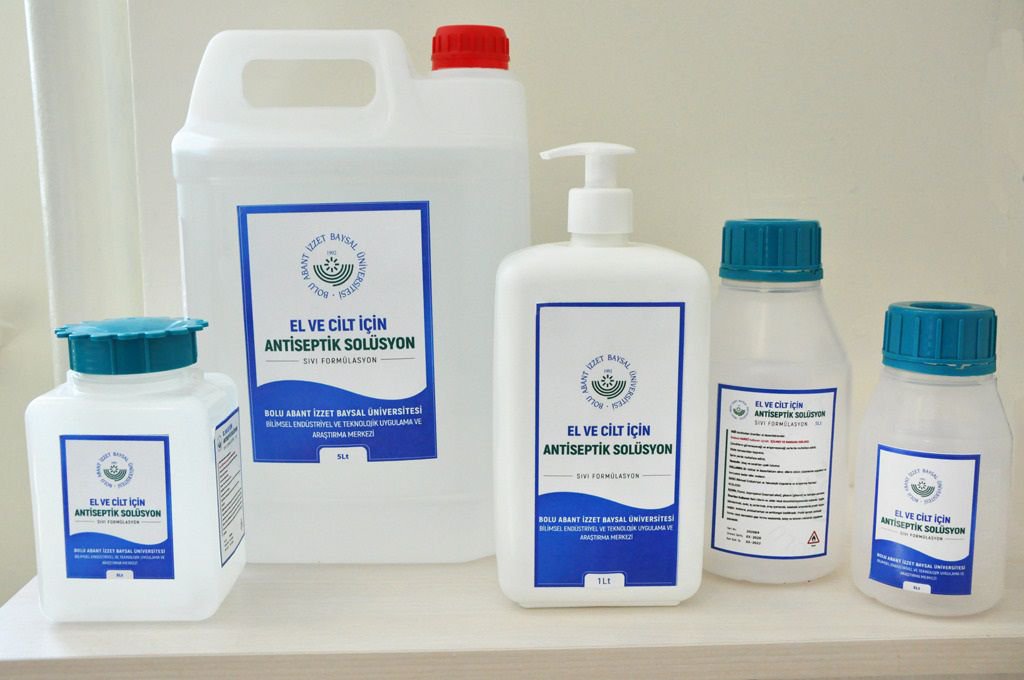 BAİBÜ DEZENFEKTAN ÜRETTİ