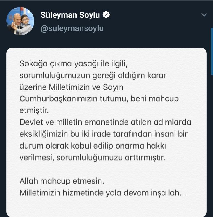 BAKAN SOYLU'DAN İLK AÇIKLAMA