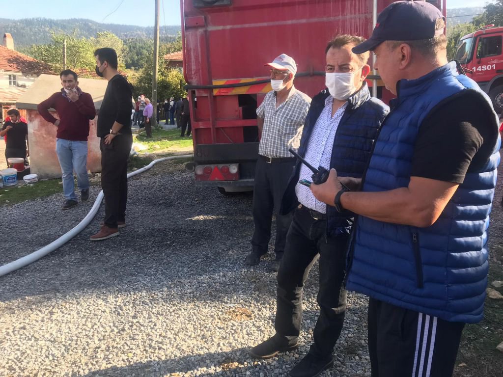 BAŞKAN ÖZCAN OLAY YERİNDE