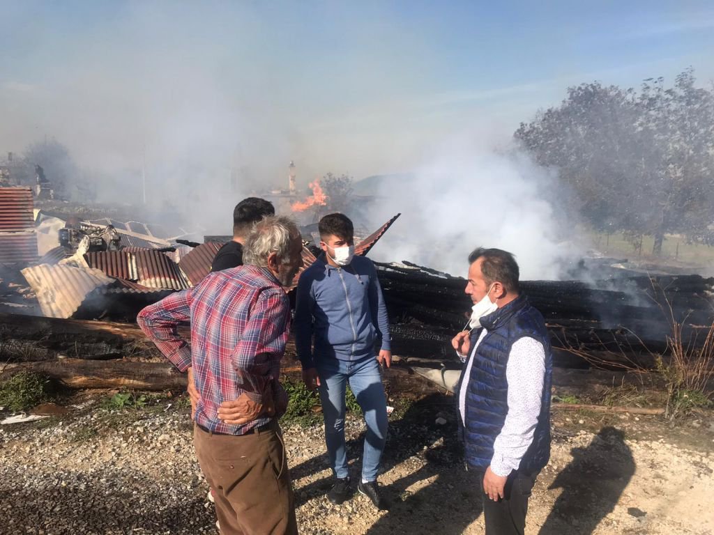 BAŞKAN ÖZCAN OLAY YERİNDE