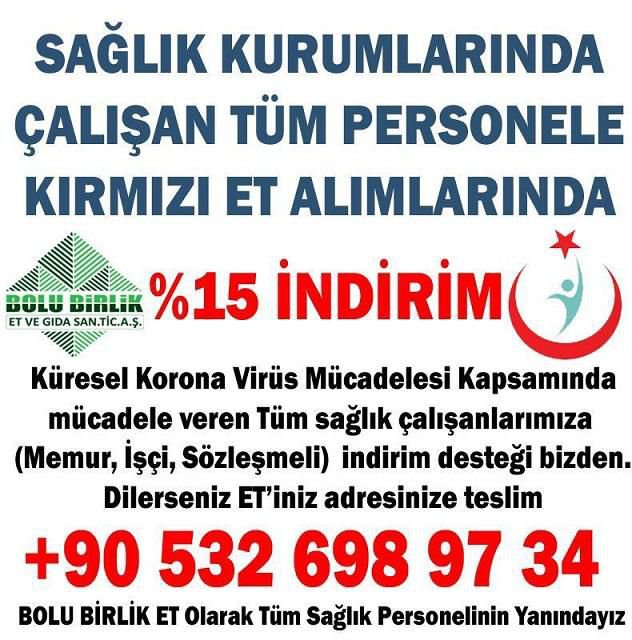 BİRLİK ET'DEN SAĞLIKÇILARA DESTEK
