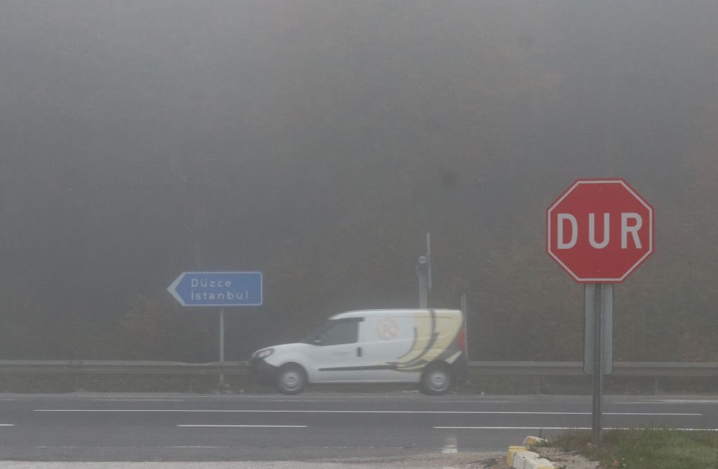 BOLU DAĞI'NDA YOĞUN SİS