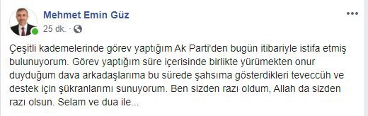 BOLU SİYASETİNDE FLAŞ GELİŞME...