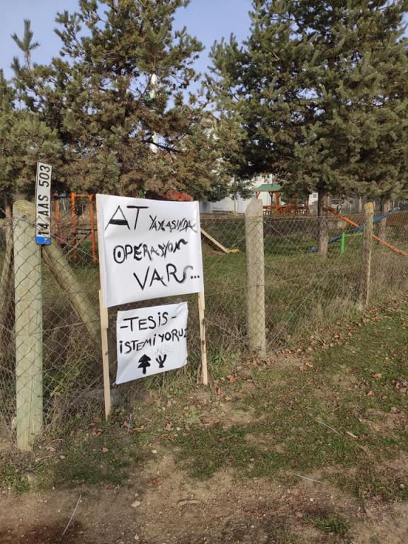 BUNLAR NEYİN PANKARTI...