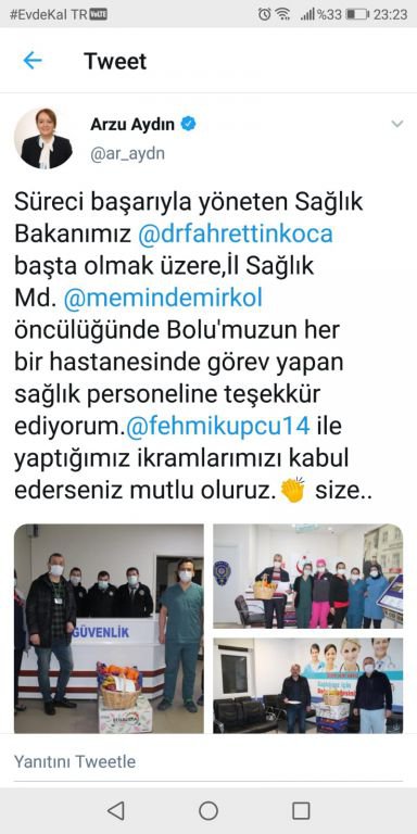 SAĞLIK ÇALIŞANLARINI UNUTMADILAR