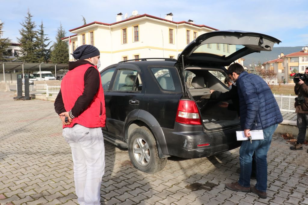 ÇALINAN CİPİNE KAVUŞTU