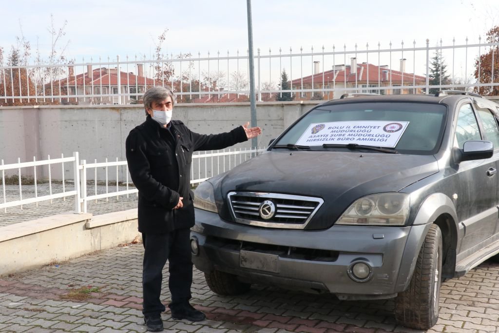 ÇALINAN CİPİNE KAVUŞTU